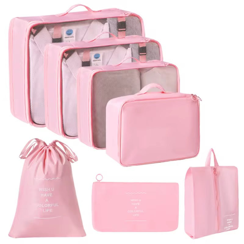 7 PC Compression Packing Cubes