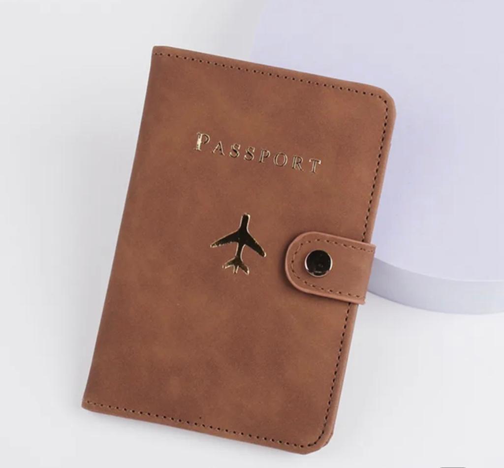 Suede Passport Cover