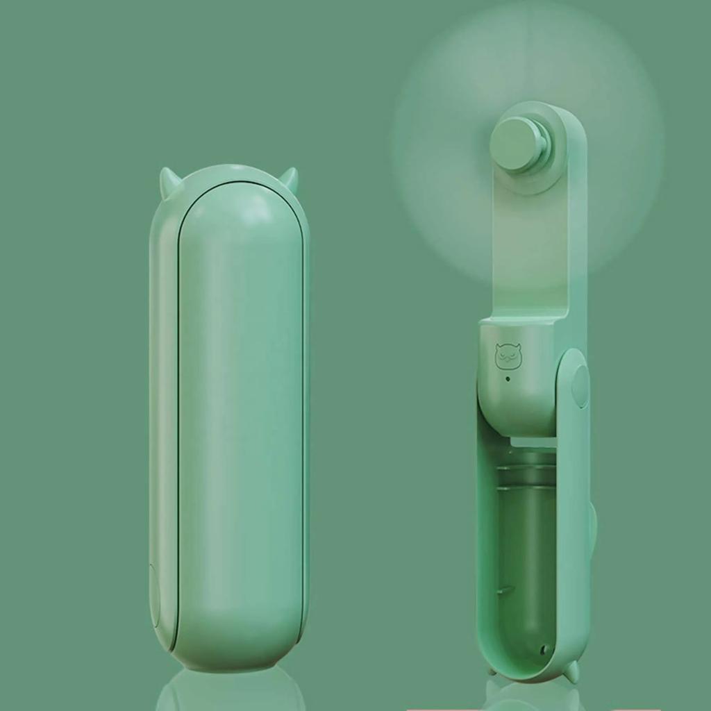 Foldable Handheld Fan + Power Bank