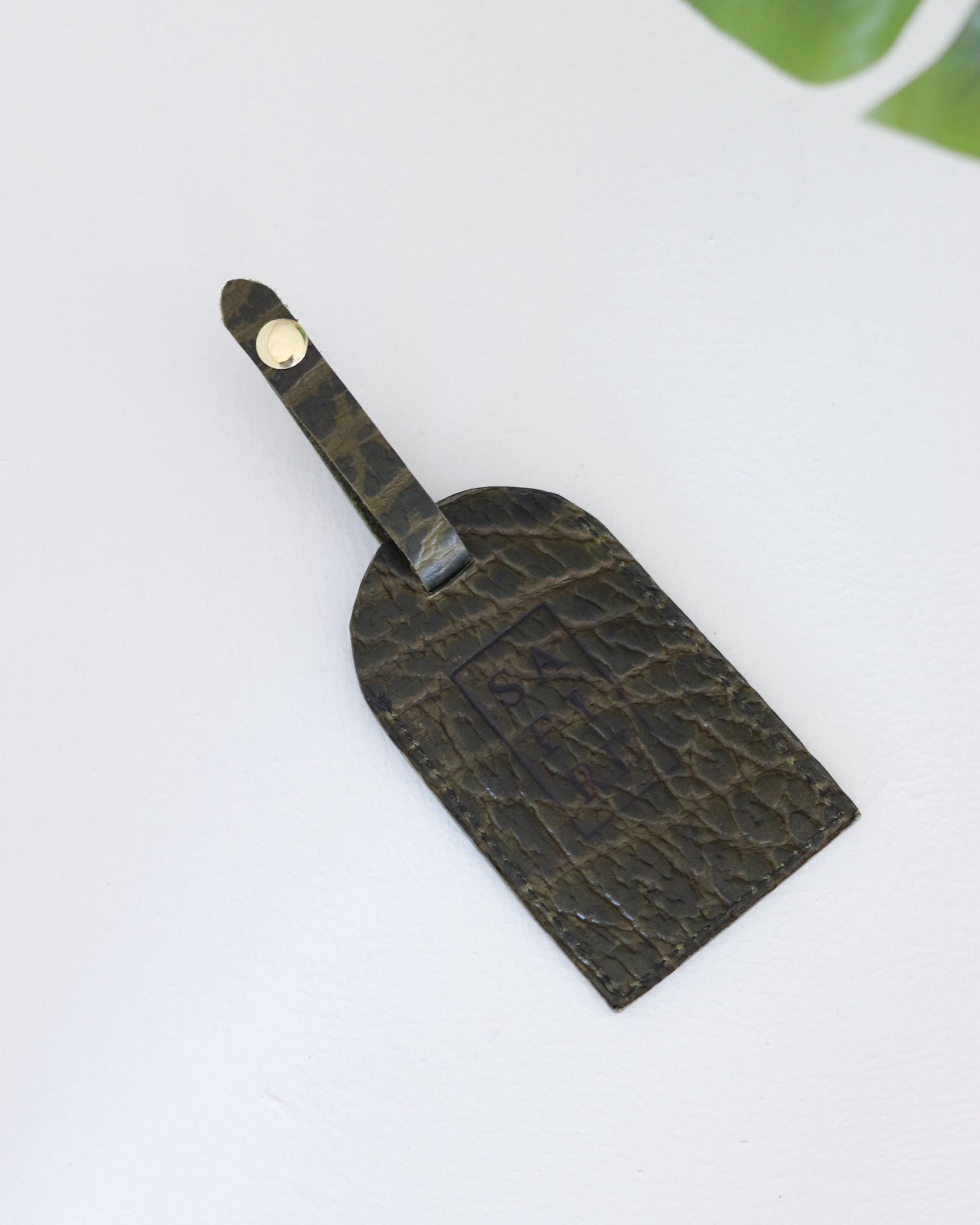 'Zuri' Leather Passport Holder & Luggage Tag Set