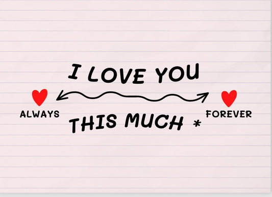 'I Love You' Card