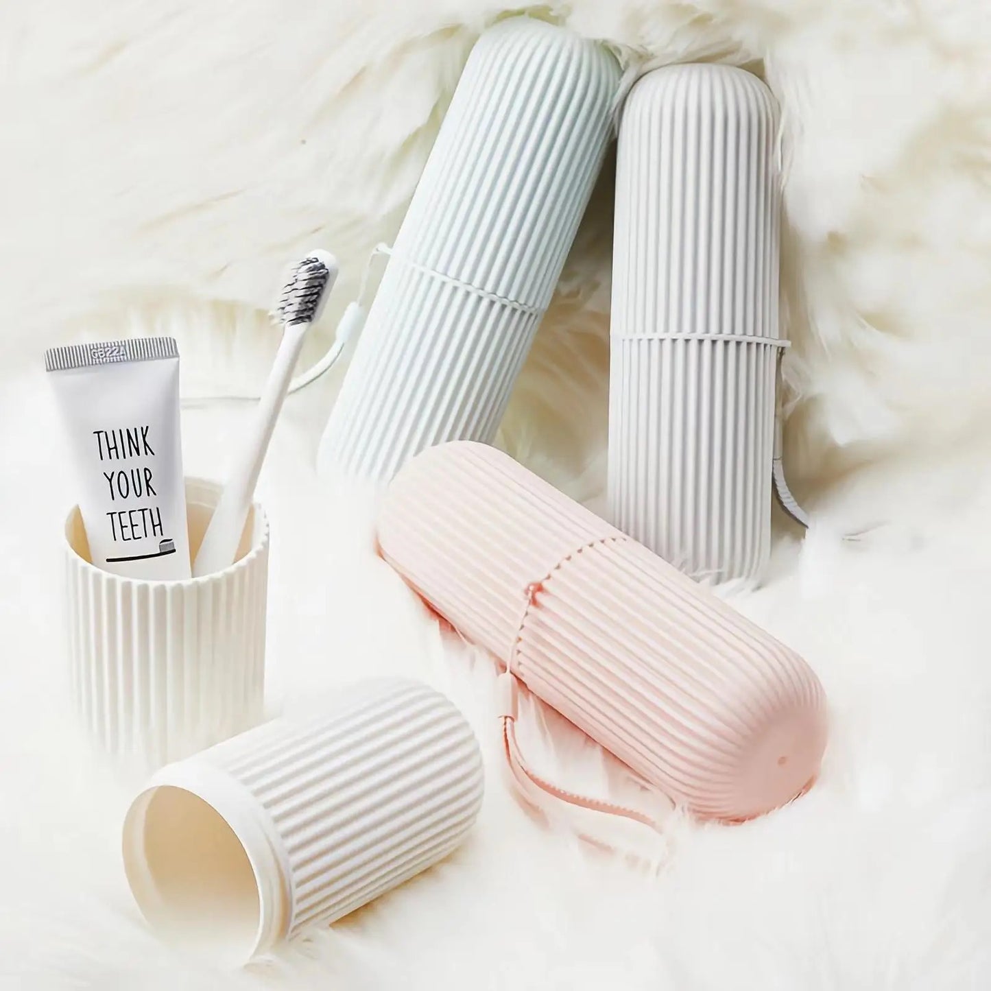 Toothbrush + Paste Storage Case
