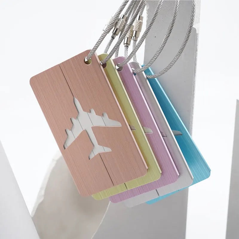 Airplane Luggage Tag