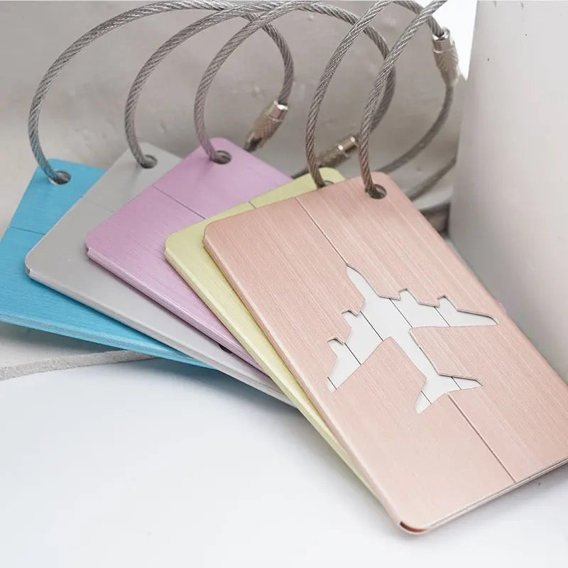 Airplane Luggage Tag