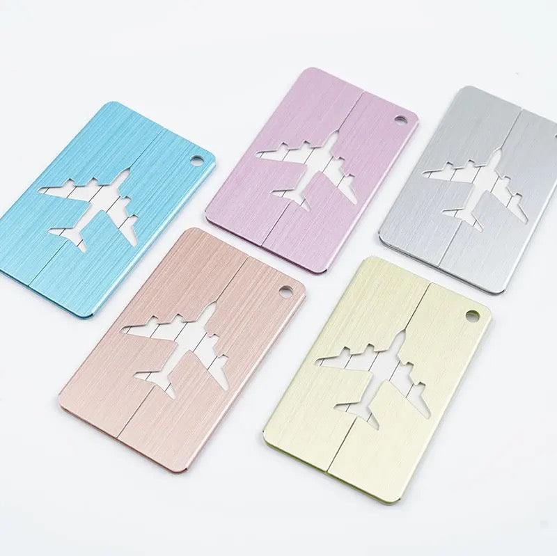 Airplane Luggage Tag