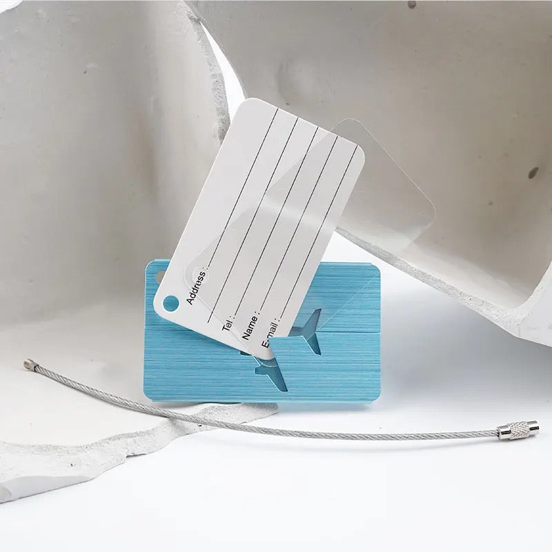 Airplane Luggage Tag