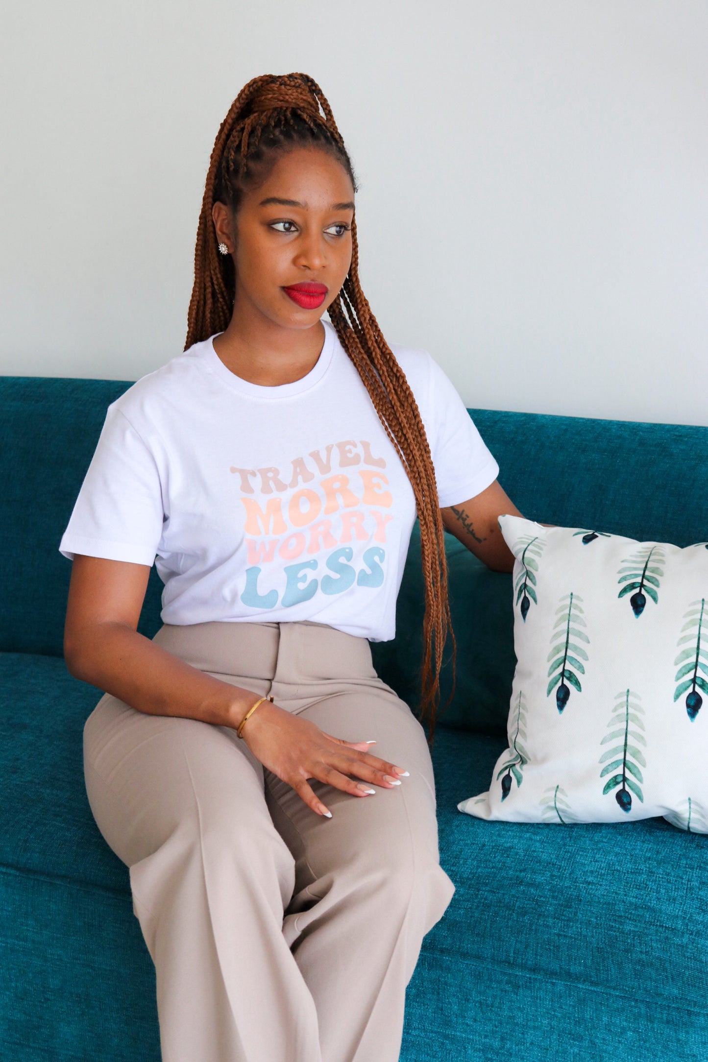 'Travel More Worry Less' Tee