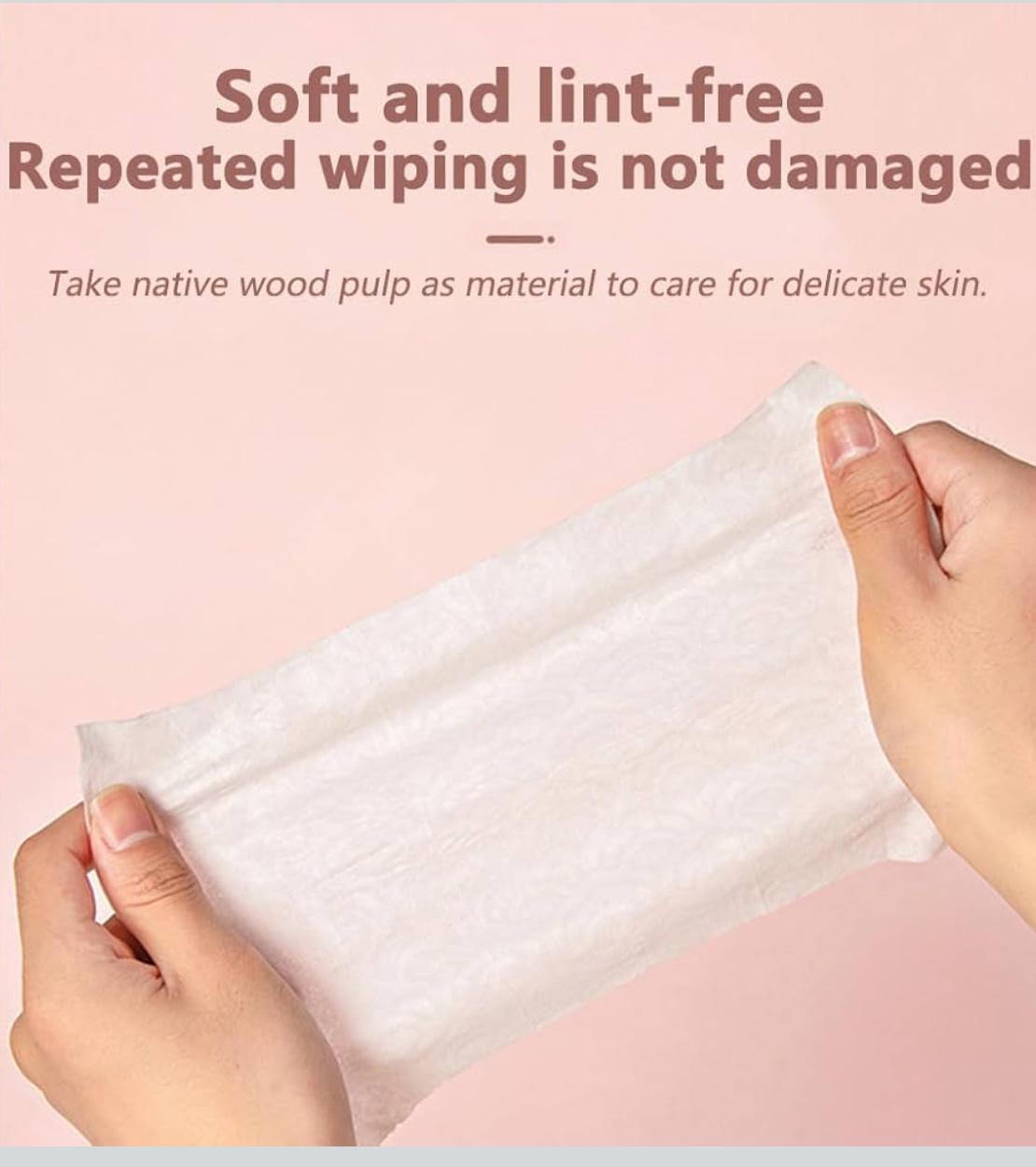 Individually Wrapped, On-The-Go Flushable Wet Wipes- Hypoallergenic & Unscented for Travel Bathroom Toilet Use