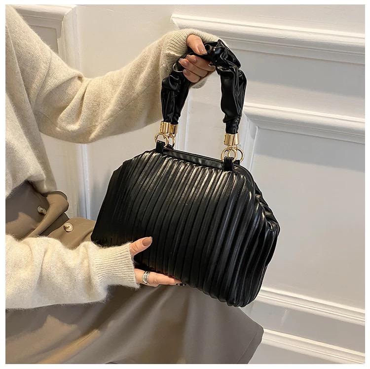 Ruched Shoulder Bag