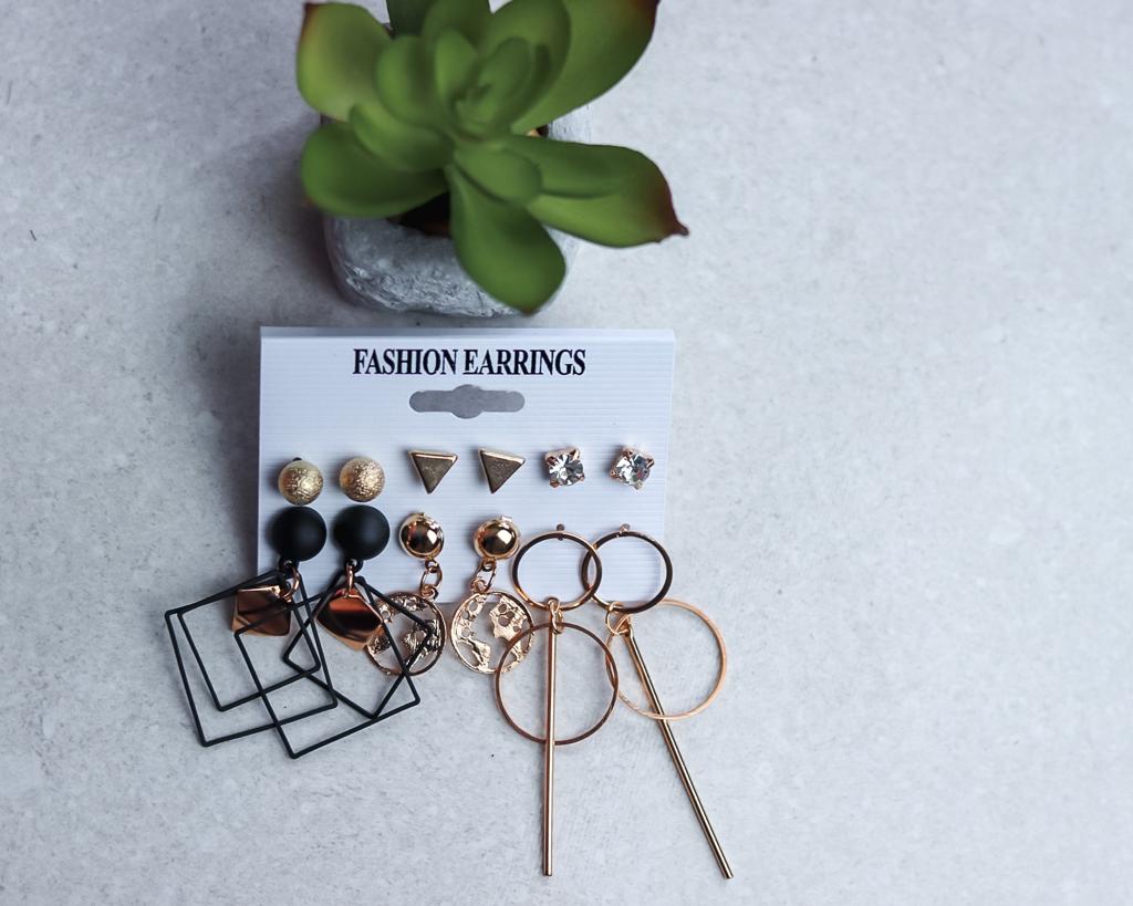 'So Extra' 6pc Earing Set