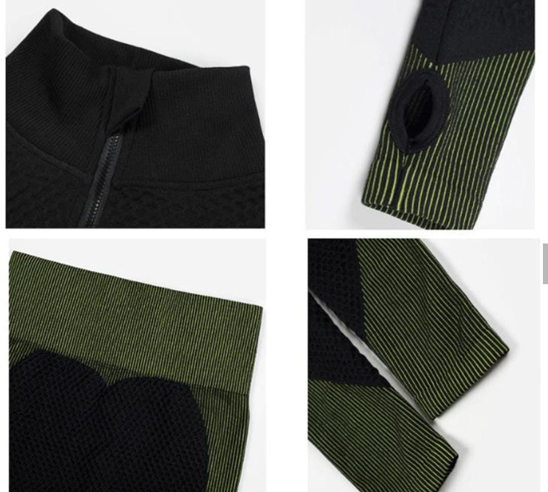 3 Pc Orange Yoga Set