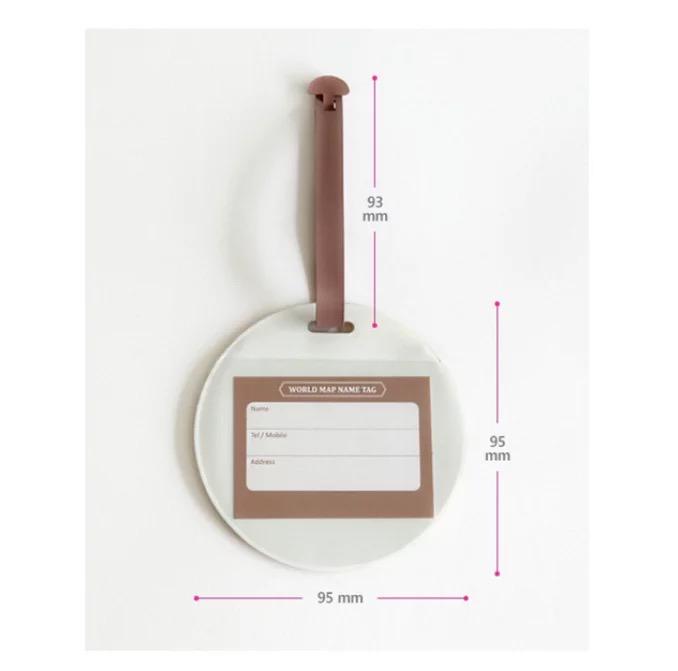 World Map Luggage Tags