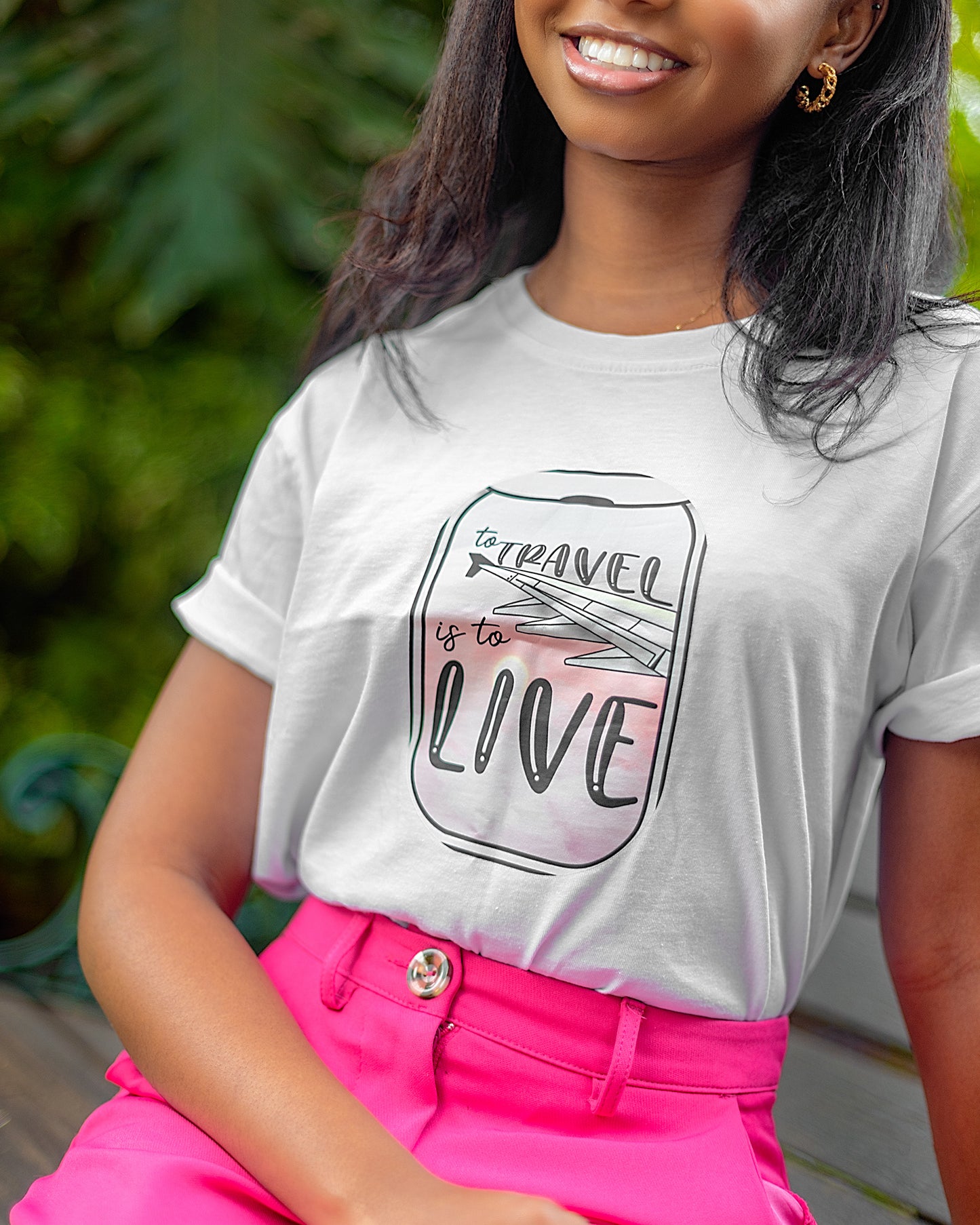 'To Travel Is To Live' Tee
