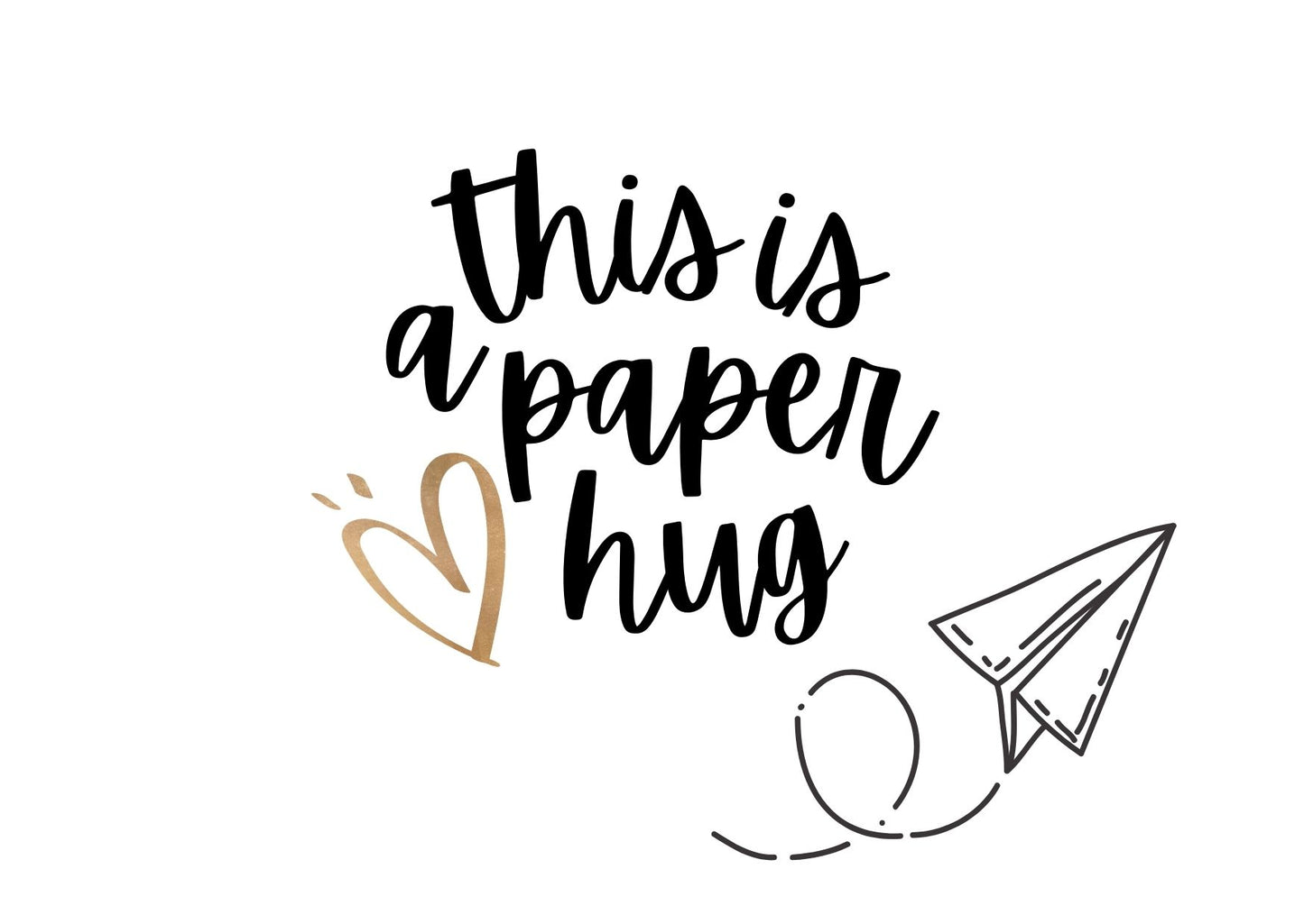 'Paper Hug' Card