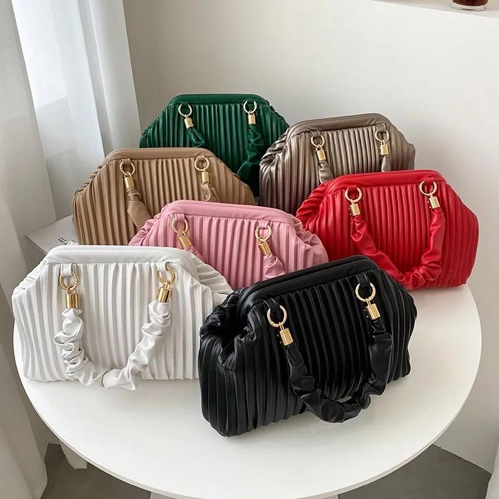 Ruched Shoulder Bag