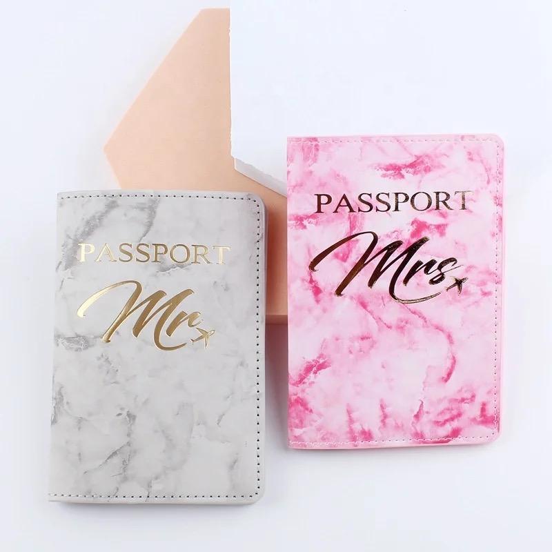 Mr & Mrs Passport Cover Set