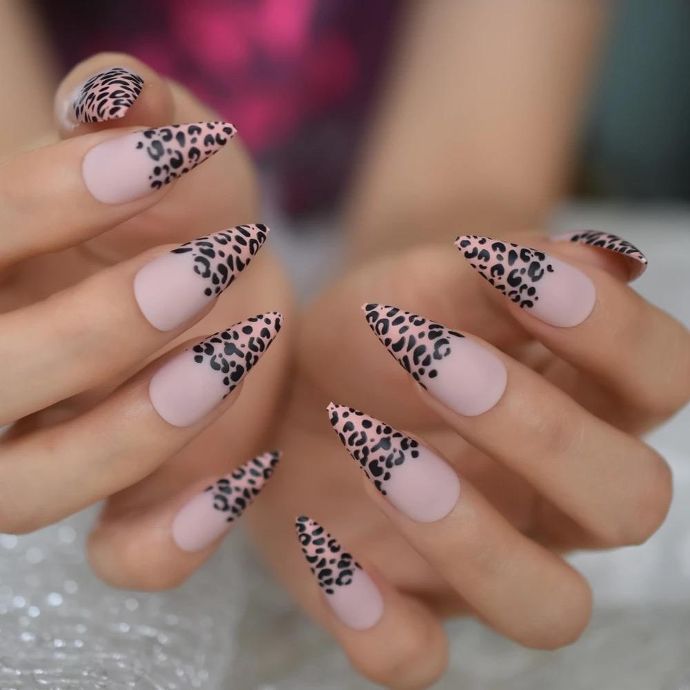'Ombre Leopard' Press On Nails