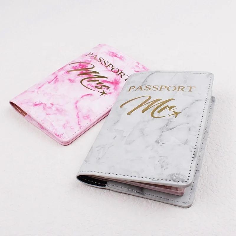 Mr & Mrs Passport Cover Set