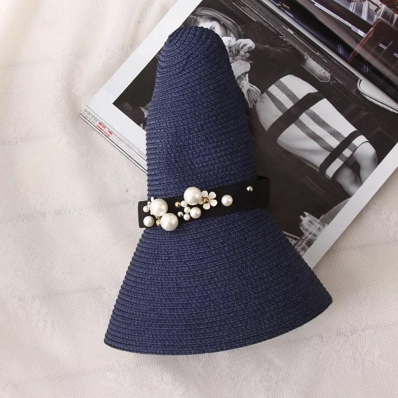 Bedazzled Wide Brim Beach Hat