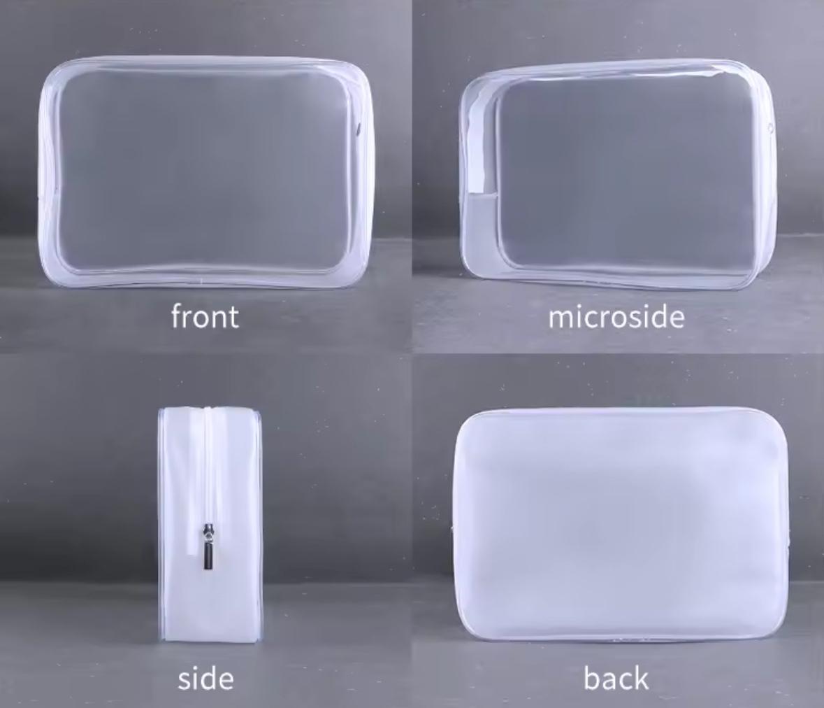 Frosted Toiletry Pouch / bag