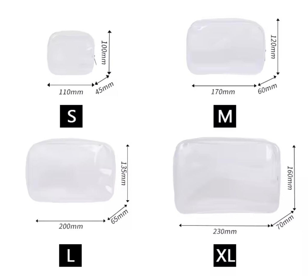 Frosted Toiletry Pouch / bag