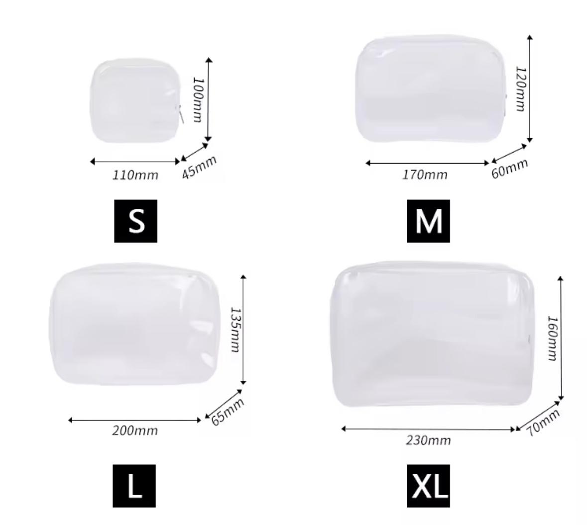 Frosted Toiletry Pouch / bag