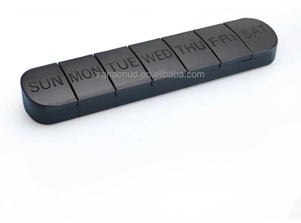7 Grid Pill Box