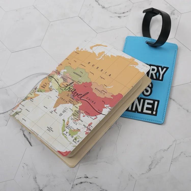 Map Stereo Passport Cover