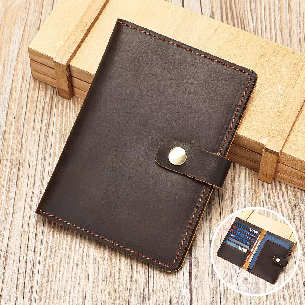 Full Grain Leather Passport Cover for Men