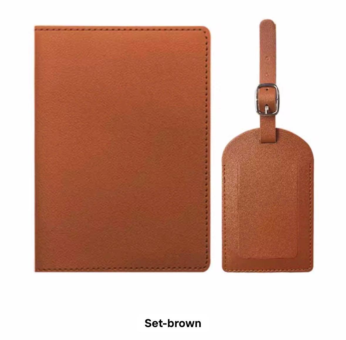 Passport Holder & Luggage Tag Set