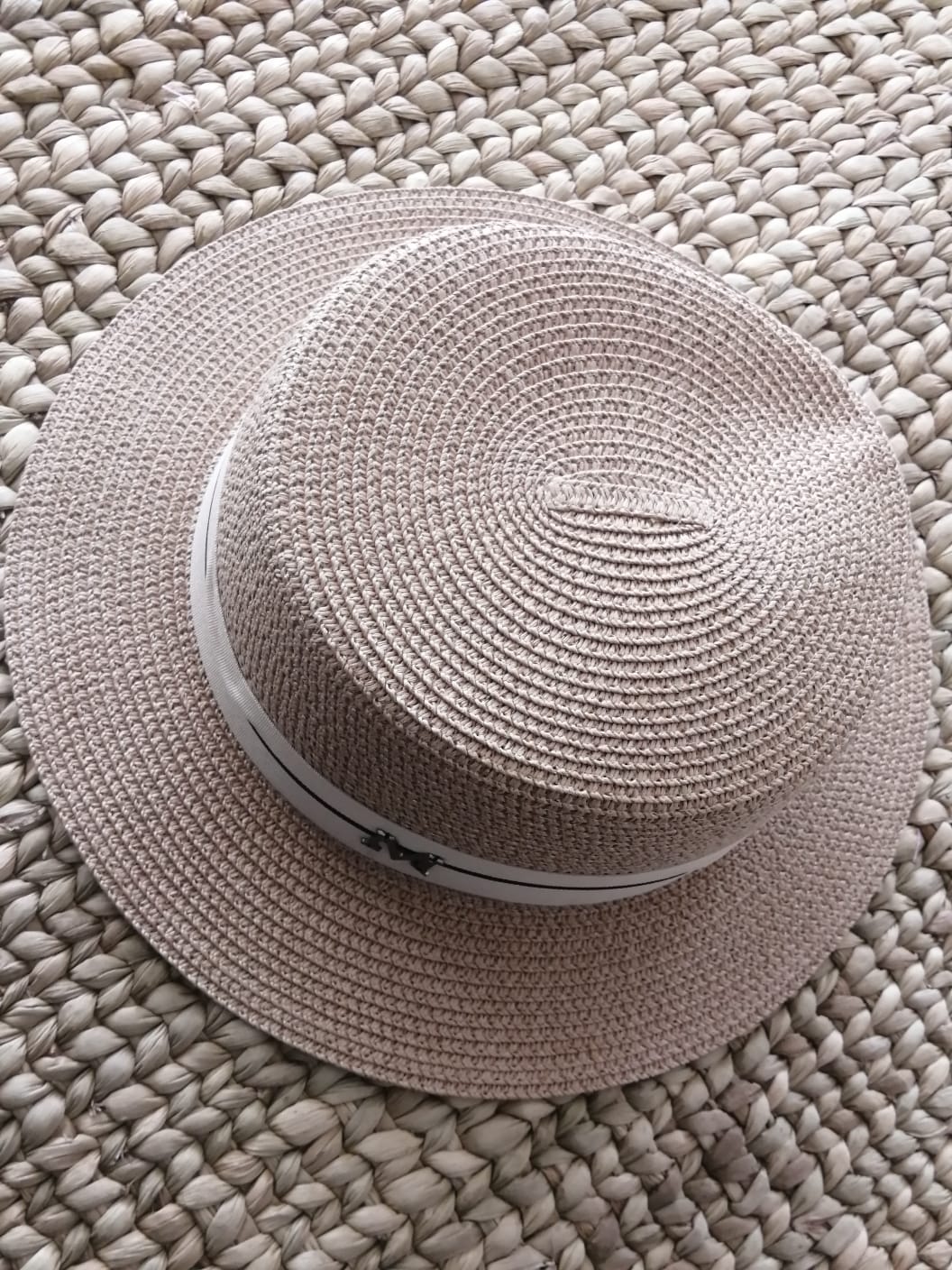 Straw Boater Hat