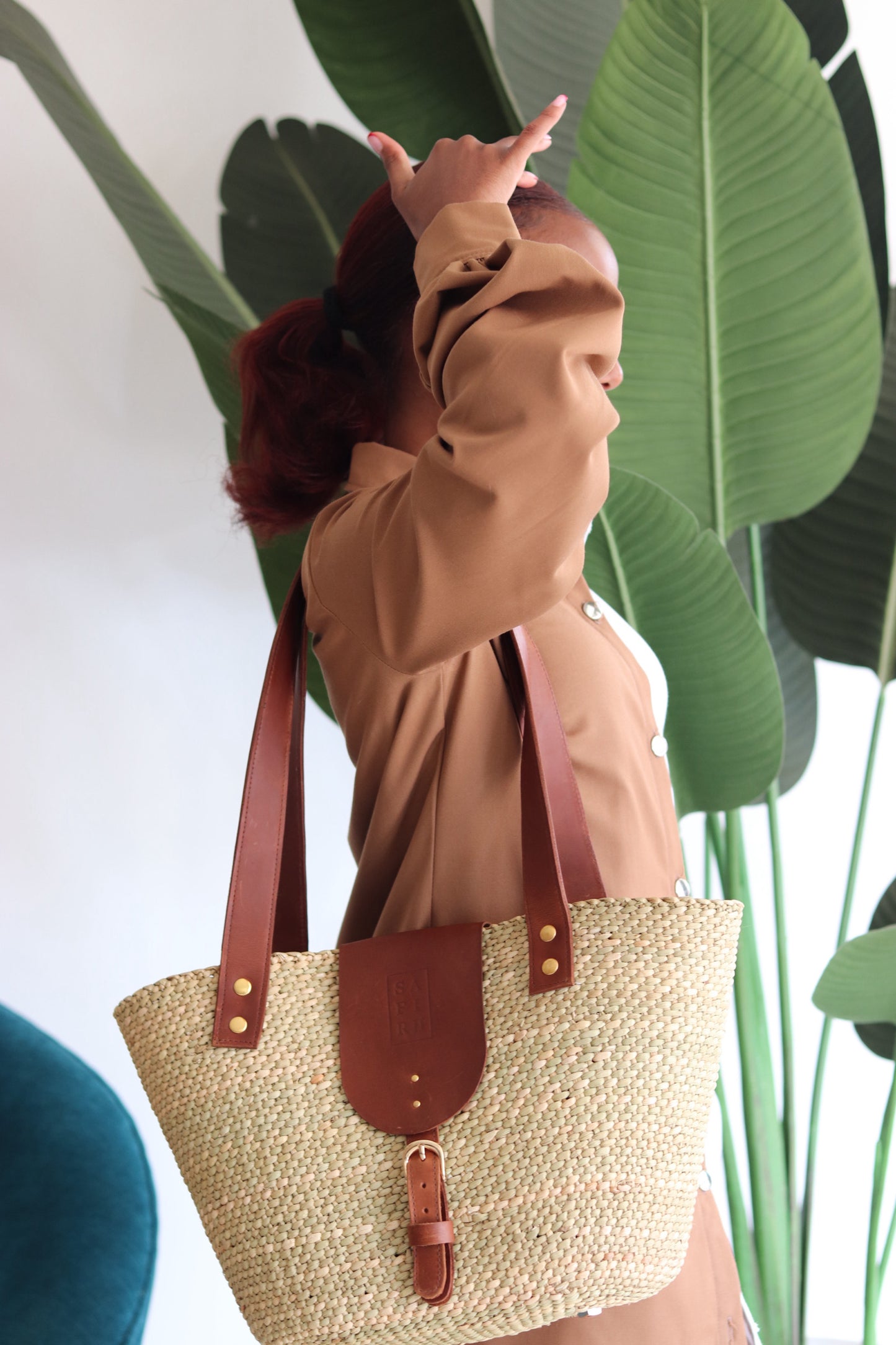 Kenyan Summer Straw Tote