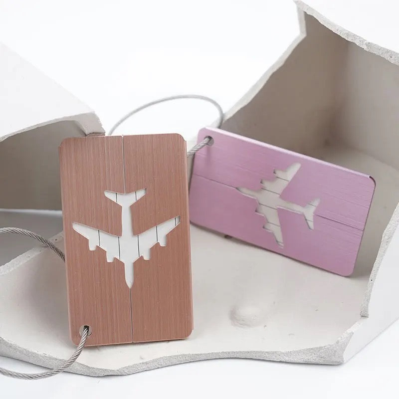 Airplane Luggage Tag
