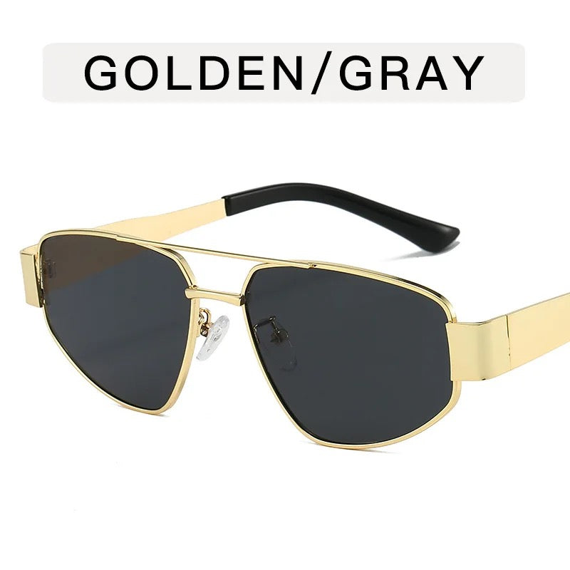 Double beam cat eye sunglasses