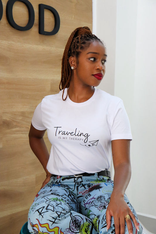 'Travelling Is My Therapy' Tee