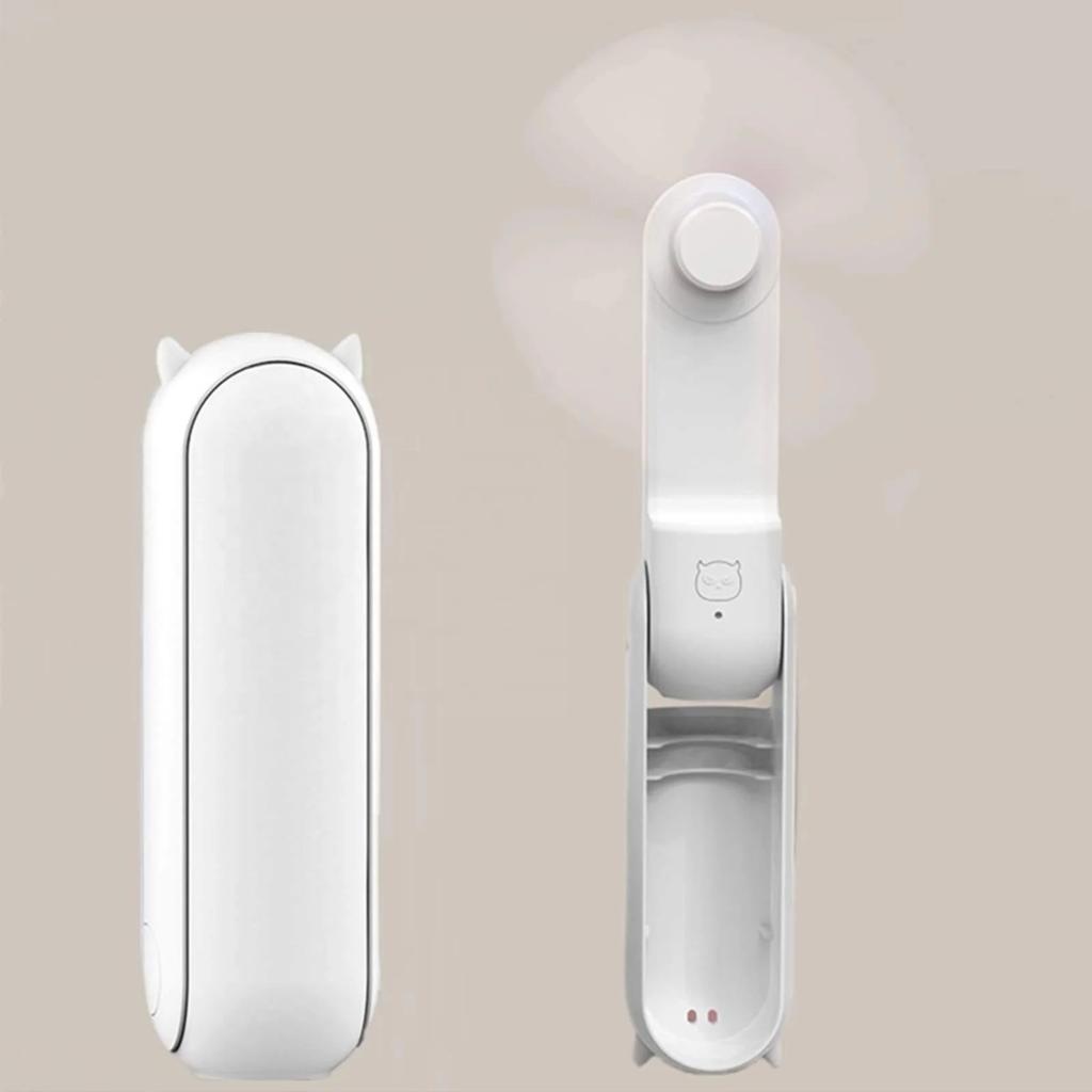 Foldable Handheld Fan + Power Bank