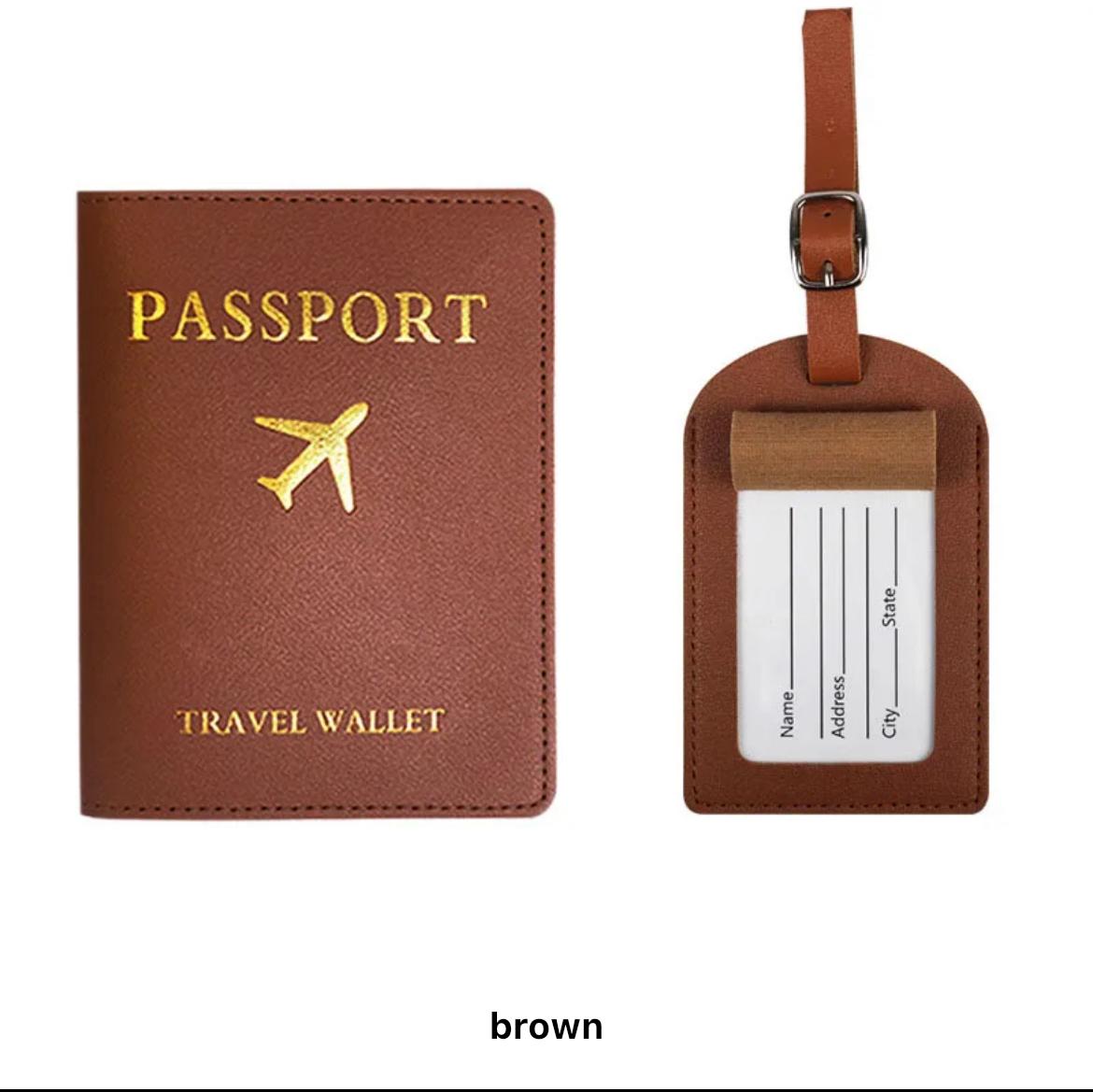 YELLOW FEVER CERT +PASSPORT HOLDER & LUGGAGE TAG