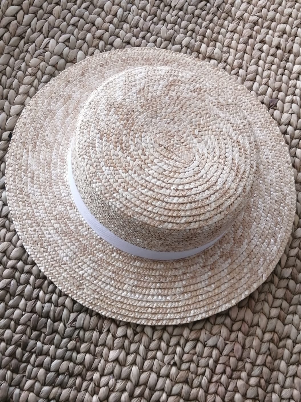 Straw Boater Hat