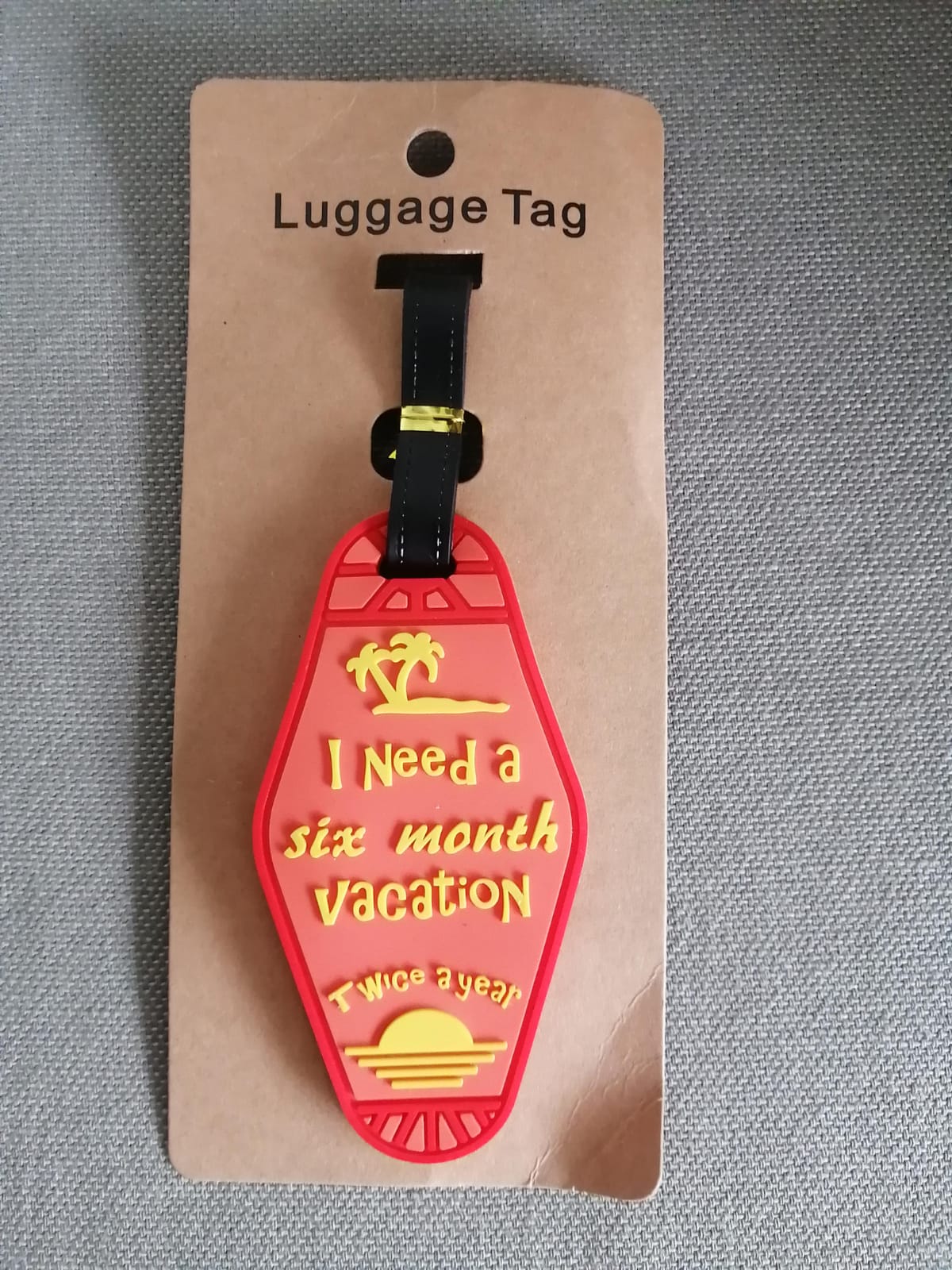 Silicone Luggage Tag