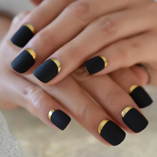 'Golden Touch' Press On Nails