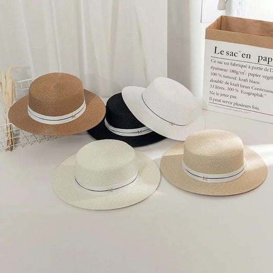 Straw Boater Hat
