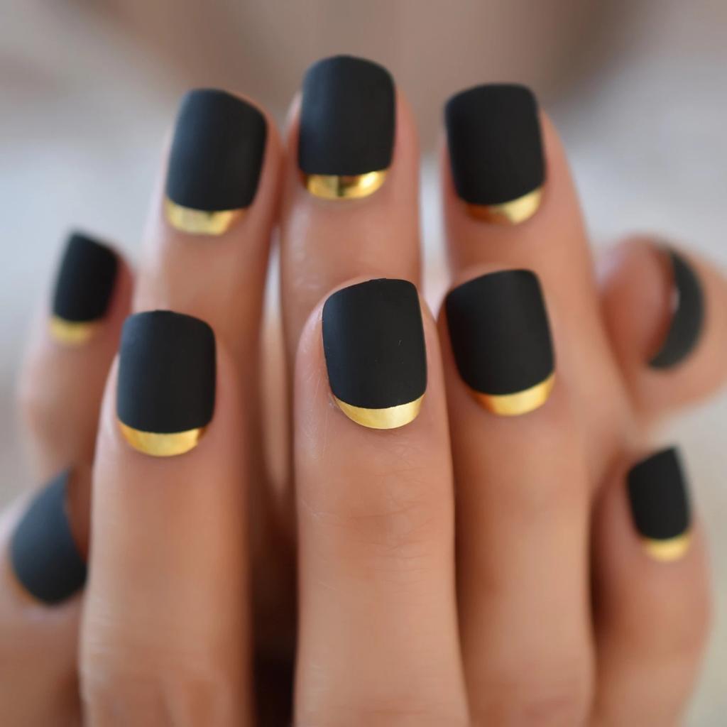 'Golden Touch' Press On Nails